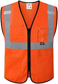 JKSafety Safety Vest for men women Hi Vis Vest by JKSafety