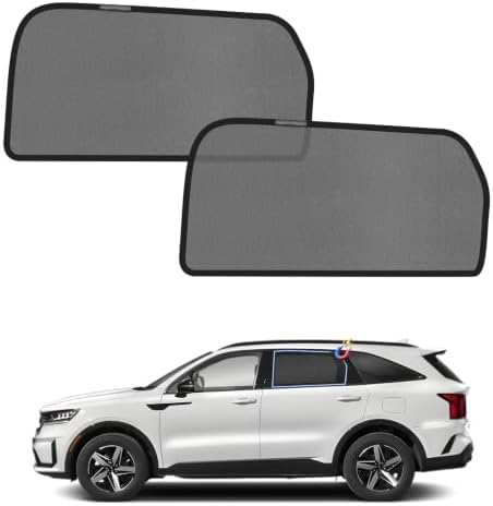 KUST Car Window Shades for 2021-2023 Kia Sorento Accessories, Breathable Mesh by KUST