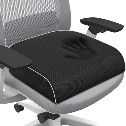 SweetSlubr Seat Cushion, Chair Pad, Memory Foam Tailbone Pain Relief by Unknown
