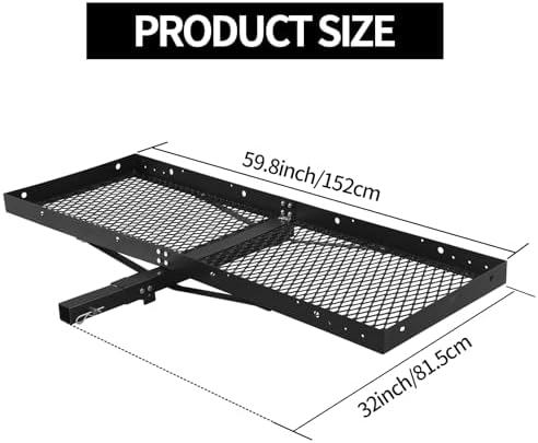 Heavy Duty Hitch Cargo Carrier for SUV, RV & Truck - Image 7