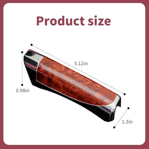 2， 1 Pcs Car Handbrake Cover， Car Decor Accessory Handbrake Grip Cap, Peach - Image 2