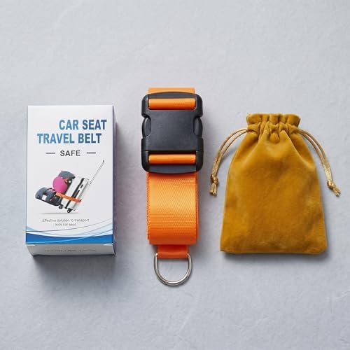 Car Seat Belt Strap to Suitcase, Convert Kid Car Seat and Carry-on Luggage to - Image 6