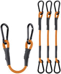 8 Pack 18" Heavy Duty Bungee Cords by LuckyStraps