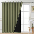 Yakamok Sage 100% Blackout Patio Door Curtain Panels W100 x L84, 1 Panel by Yakamok