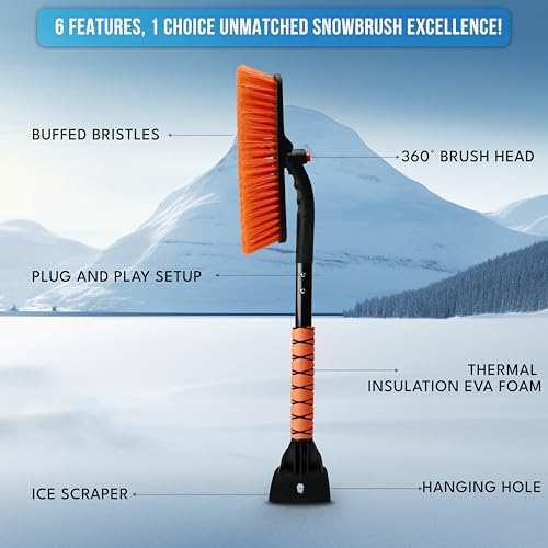 EcoNour 27" 3 in1 Snow Brush - Image 5