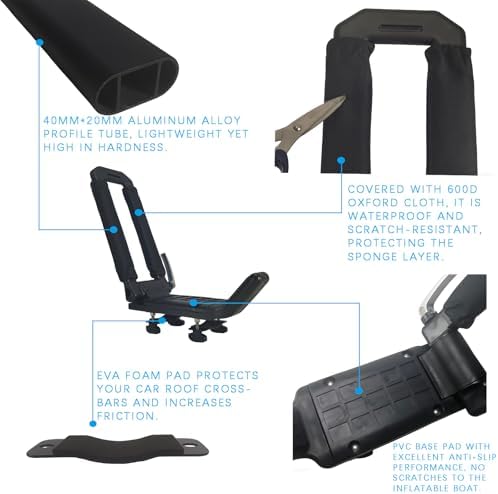 Folding Kayak Rack, Low Profile, Tool-Free Lock - Image 4