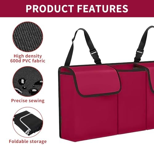 Car Trunk Organizer, Backseat Hanging Large Storage - Image 6