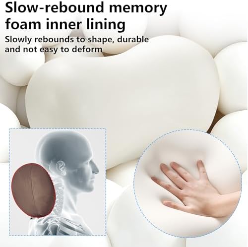 Car Neck Pillow Seat Ergonomic Design Memory Foam, 1 Pack - Image 5