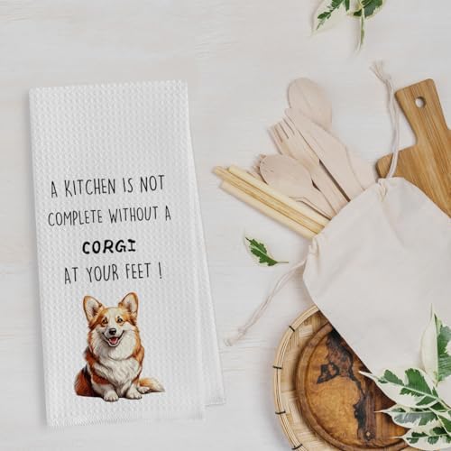 Funny Corgi Dish Towels Set - Image 2