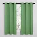 NICETOWN Froest Green Blackout Curtains 40 inches Length by NICETOWN