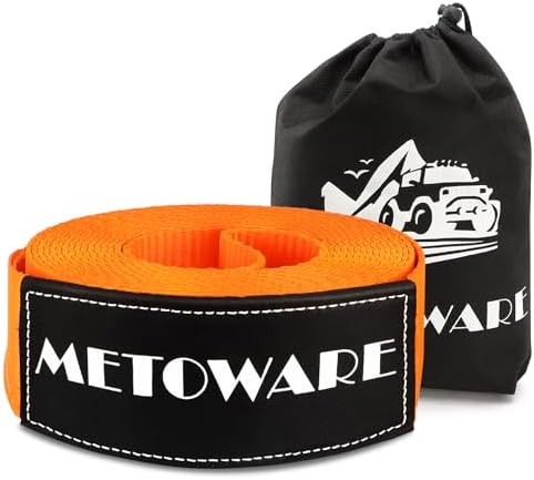 METOWARE Heavy Duty Tow Strap Offroad Recovery Kit by METOWARE