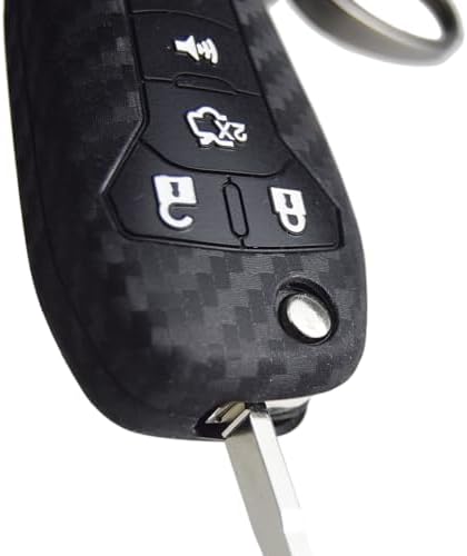 Carbon Silicone Key Fob Cover Protector - Image 4