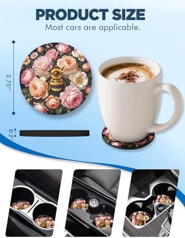 WOCOCN Car Coasters for Cup Holders - Image 6