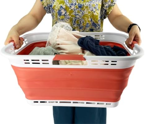 SAMMART 42L Collapsible Plastic Storage Basket - Image 6