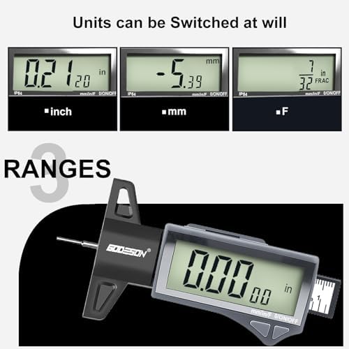 GODESON Digital Tire Tread Depth Gauge - Image 3