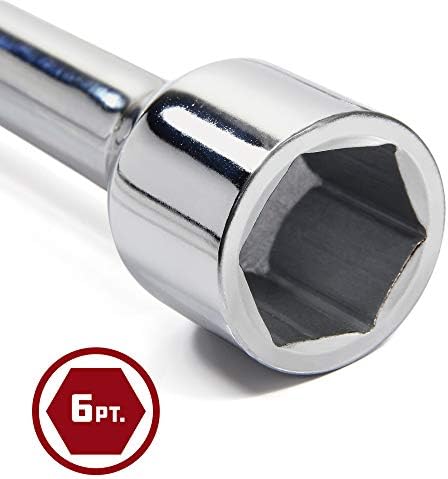 Powerbuilt 25-Inch 4-Way Lug Wrench, Heavy-Duty, Cross Design, Car Tire Repair - Image 3