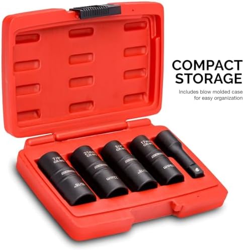 NEIKO 02282B 1/2-Inch-Drive Impact Socket Set, Flip Socket Set, Chrome Moly - Image 5