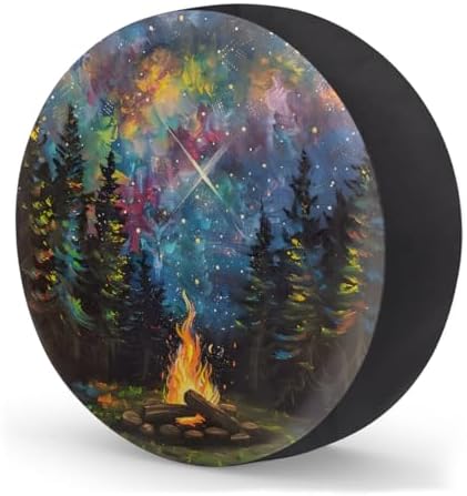 Galaxy Spare Tire Cover 14in Spare Wheel Covers Tire Storage Cover - Image 2