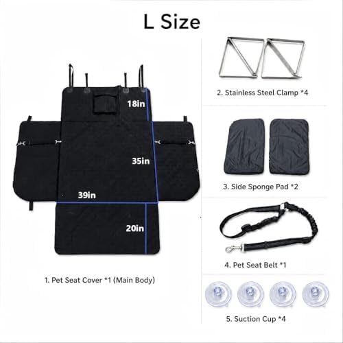 RYNVALE SUV Cargo Liner for Dogs, Full Coverage - Image 6