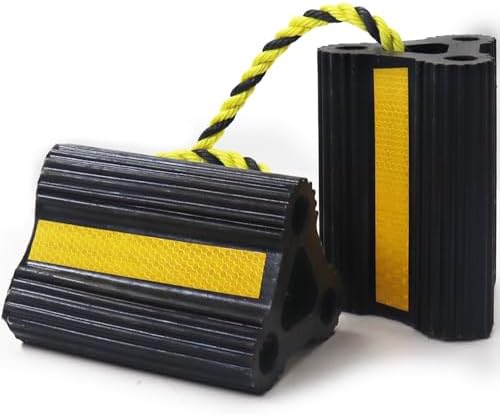 Wheel Chocks for Trailers 1 Pair 2 Pack by Unknown