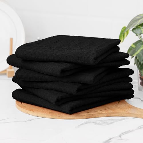 Homaxy Microfiber Waffle Weave Kitchen Towels, 8 Pack - Image 6