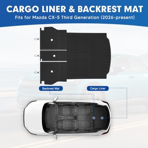 Mixsuper Cargo Liner with Backrest Mats - Image 2