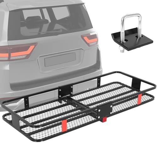 GarveeTech 72" x 30" x 6" Heavy-Duty Folding Hitch Cargo Carrier – 600 Lbs - Image 5
