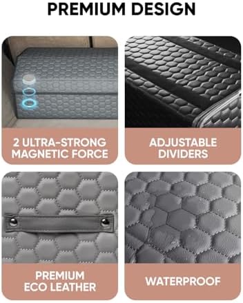 Owleys Trunk Organizer for SUV, PU Leather, 21.6in 50L - Image 4