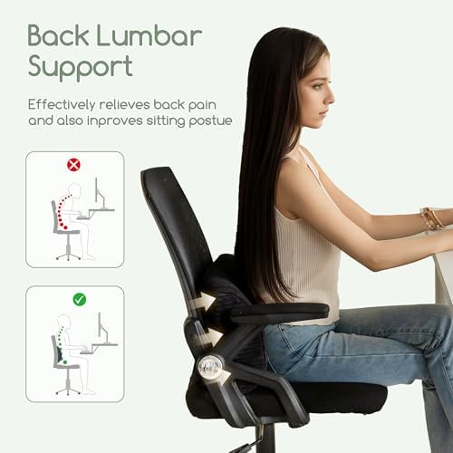 HIGOGOGO Lumbar Support Pillow for Recliner Chair/Accent Chair/Couch, Memory - Image 6