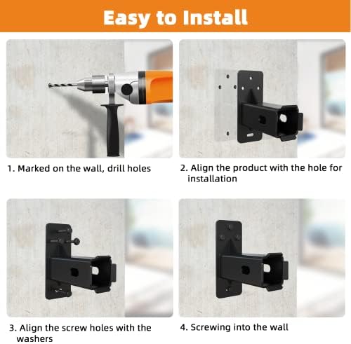 Hitch Wall Mount, Wall Mount Bike Rack Hitch, Hitch Cargo Carrier - Image 5