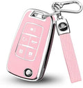 for Chevy Key Fob Cover, Premium Soft TPU Full Protection Key Cover by HEKBRYN