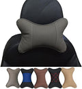 Car Neck Pillows Both Side Pu Leather 2pieces Pack Headrest Fit by Professinalcaraccessories