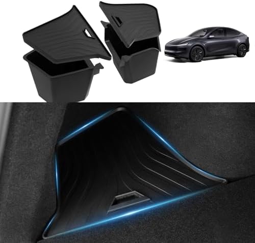 Trunk Storage Bins with Lids for 2026 Tesla Model Y Juniper 5 Seater, Rear by Abystar