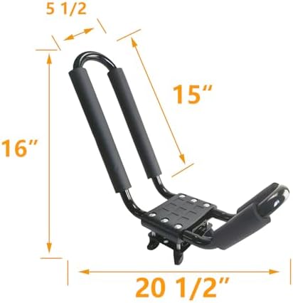 2-Pack Kayak Roof Rack Carrier - Image 3