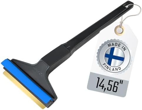 Ice Scraper Long Handle Car Ice Scraper Brass Blade 14, 5 inch Ice Scraper by L+%26+P+Car+Design