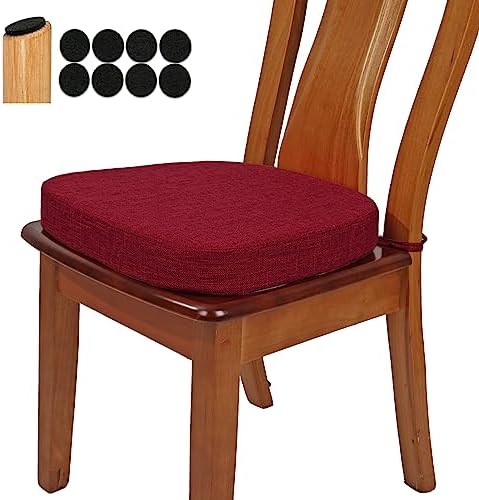 BUYUE Thickened 2.5" Friendly Woven Fabric Dining Chair Cushion, U-Shape High by BUYUE