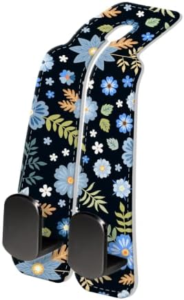 PU Leather Car Seat Hook, Storage Headrest Hanger, Cute Car Backseat Organizer by Unknown