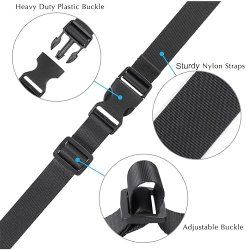 Vigorport Utility Straps Quick Release Nylon Backpack Accessory Bag Strap - Image 5