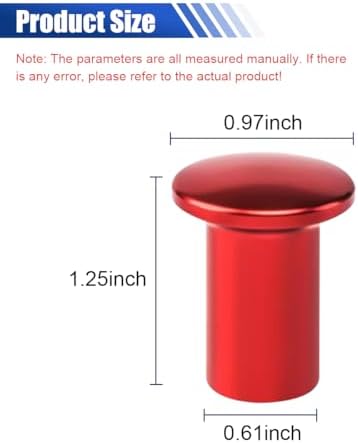 LAINLOY 2 PCS Car Turn Knob Drift Button, Emergency Brake Cover Turn Knob Cover - Image 2