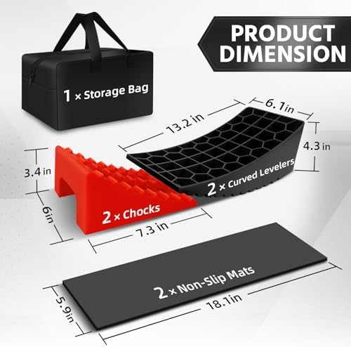ROBLOCK RV Leveling Blocks Up to G.V.W 35000 LBS, Camper Leveling Blocks - Image 2