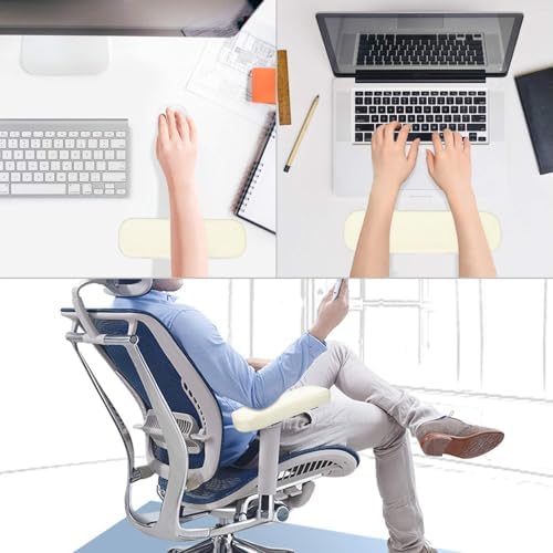 MOSISO Chair Armrest Pads, Home/Office Chair Arm Rest Covers - Image 5