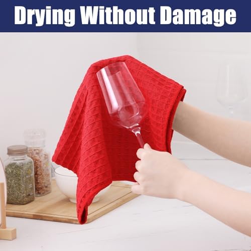 Homaxy Microfiber Kitchen Towels and Dishcloths Sets 8 Pack - Image 3