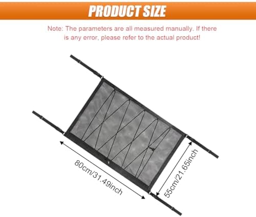 31.5"×21.7" Car Ceiling Cargo Net - Image 2