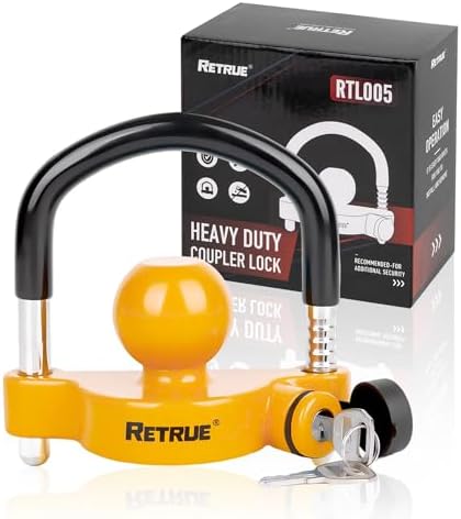 RETRUE Universal Trailer Coupler Hitch Ball Lock, by RETRUE-YourReliablePartner