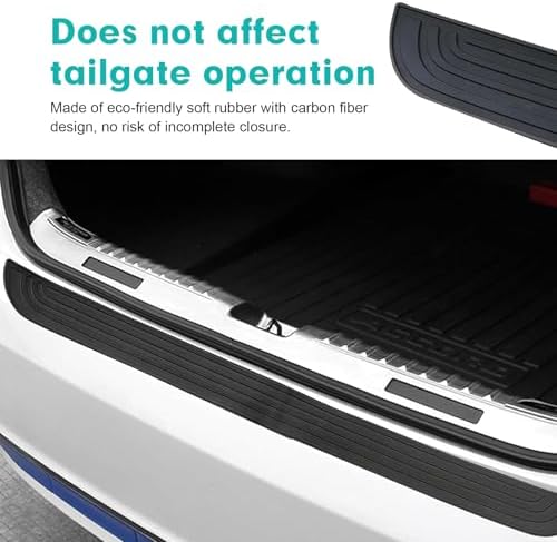 Car Rear Bumper Protector, Resistant Trunk Door Entry Guards, Anti Slip Auto - Image 7