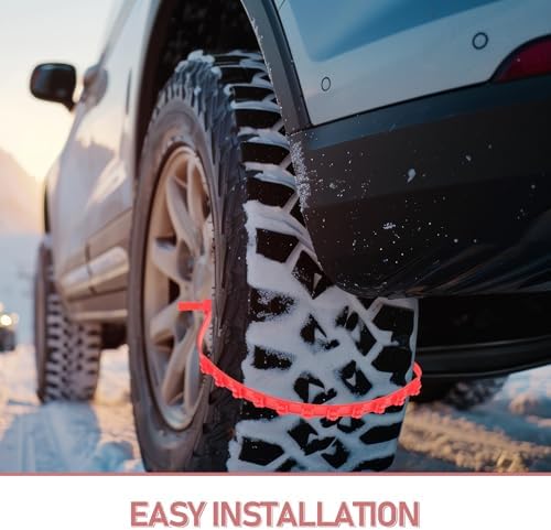 20pcs Rubber Car Tire Snow Chains Universal Anti Skid Zip Ties - Image 3