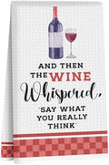 Funny Kitchen Towels Wine Lovers Gifts by Unknown