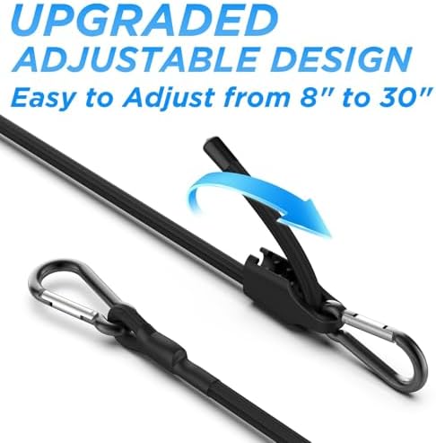 SDTC Tech 24 Inch Adjustable Bungee Cords - Image 3