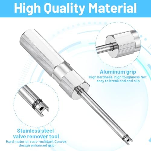 2 Pcs Valve Stem Removal Tool, Valve Core Removal Tool - Image 4
