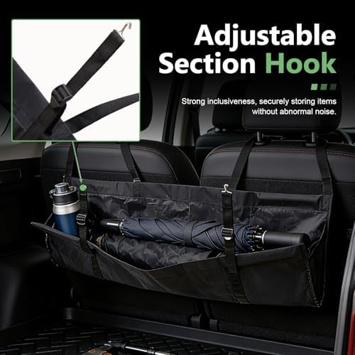 Car Trunk Organizer, Hanging Backseat Storage Bag - Image 6